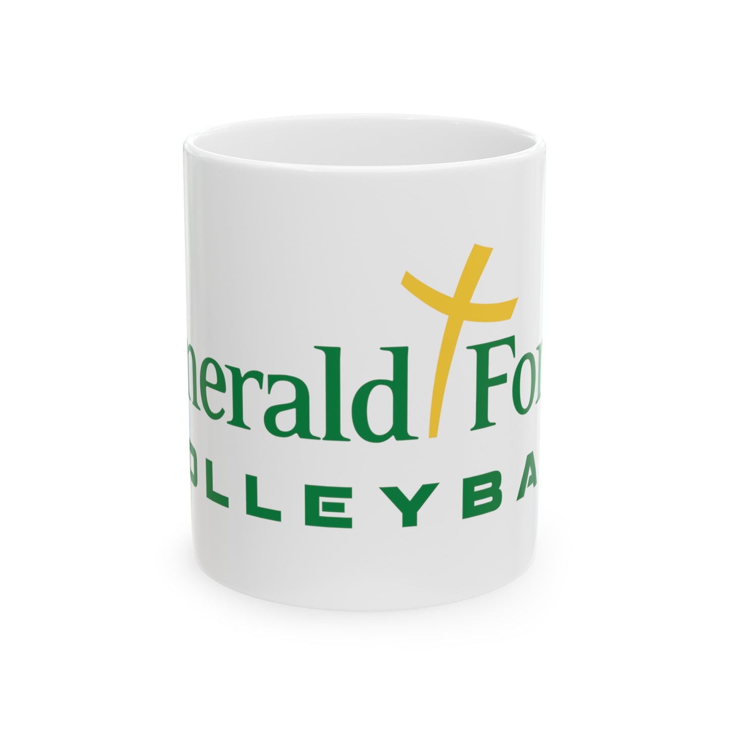 Emerald Force Volleyball Ceramic Mug, (11oz, 15oz)