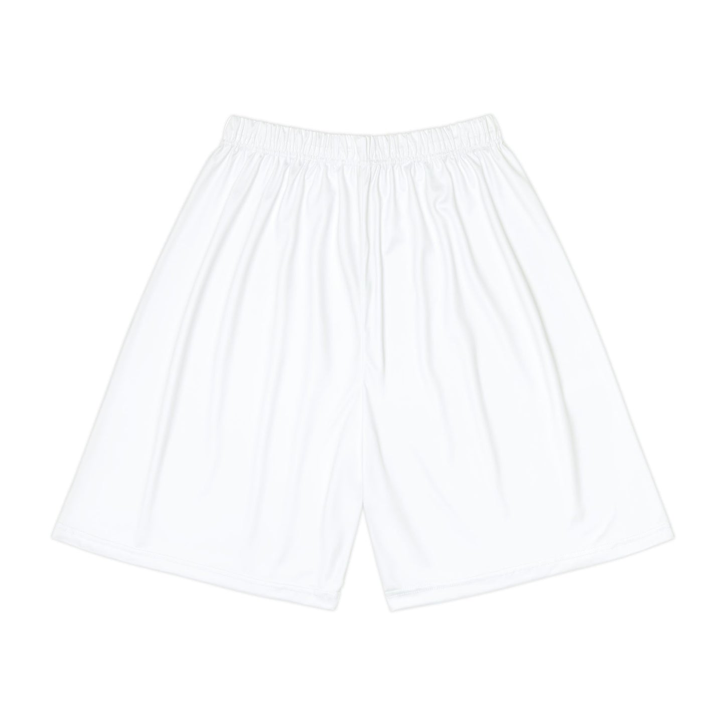 Men’s Basketball Shorts with Green & Yellow Cross Emblem — Athletic AOP Performance Shorts