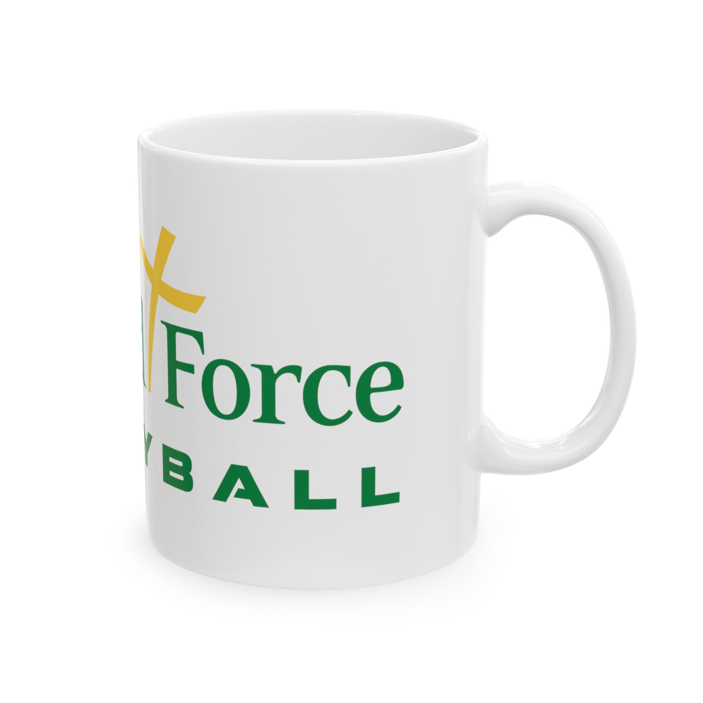 Emerald Force Volleyball Ceramic Mug, (11oz, 15oz)