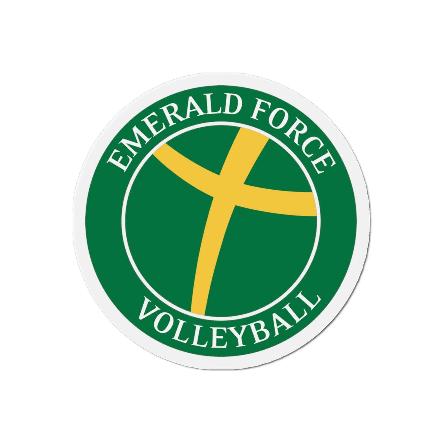 Volleyball Die-Cut Magnets