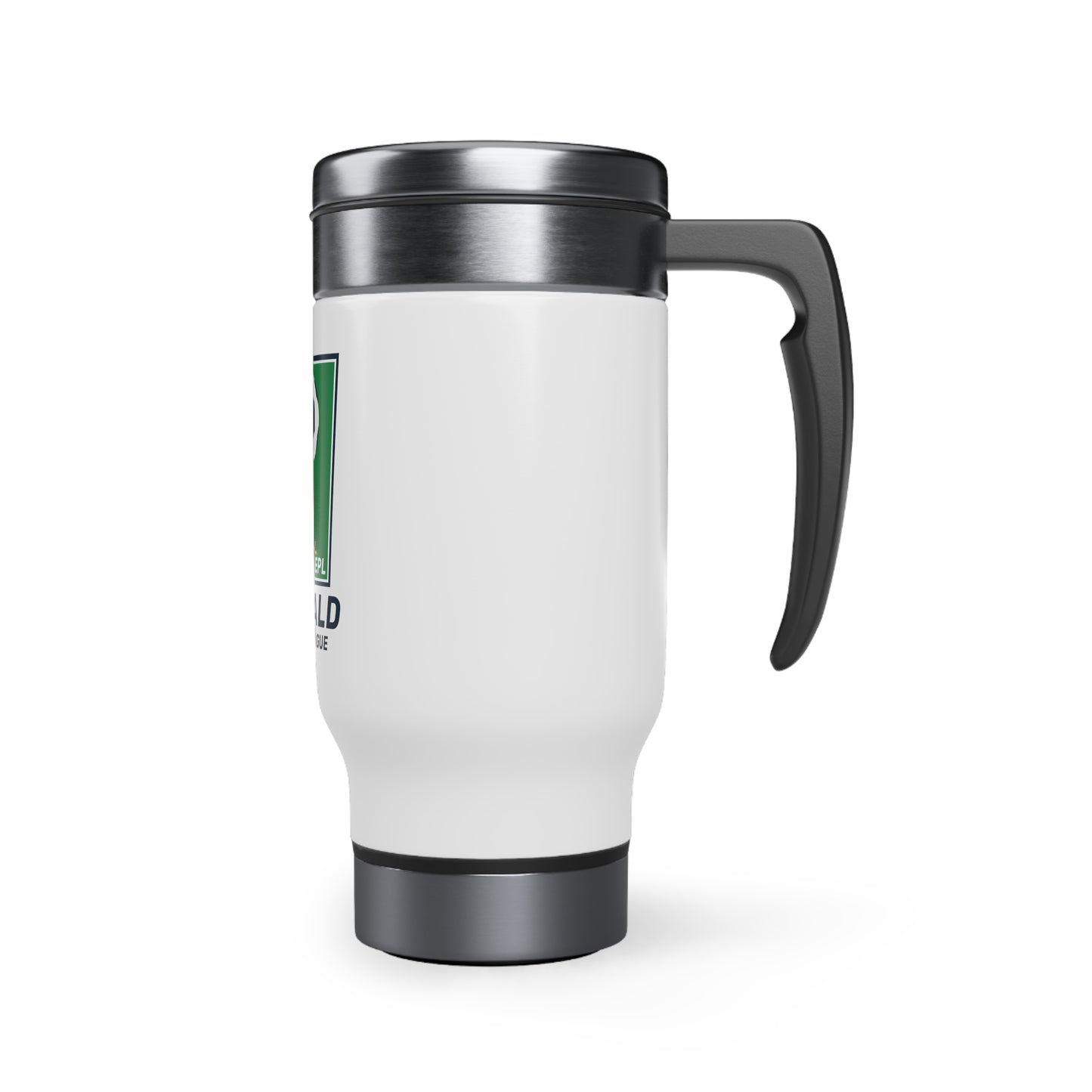 Stainless Steel Travel Mug with Handle, 14oz (Employee)