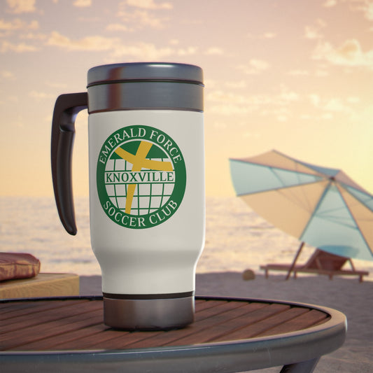 Emerald Force SC Stainless Steel Travel Mug with Handle, 14oz