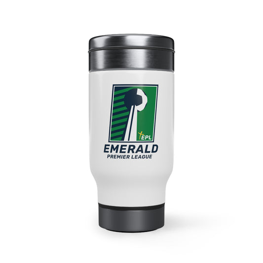 EPL Stainless Steel Travel Mug with Handle, 14oz