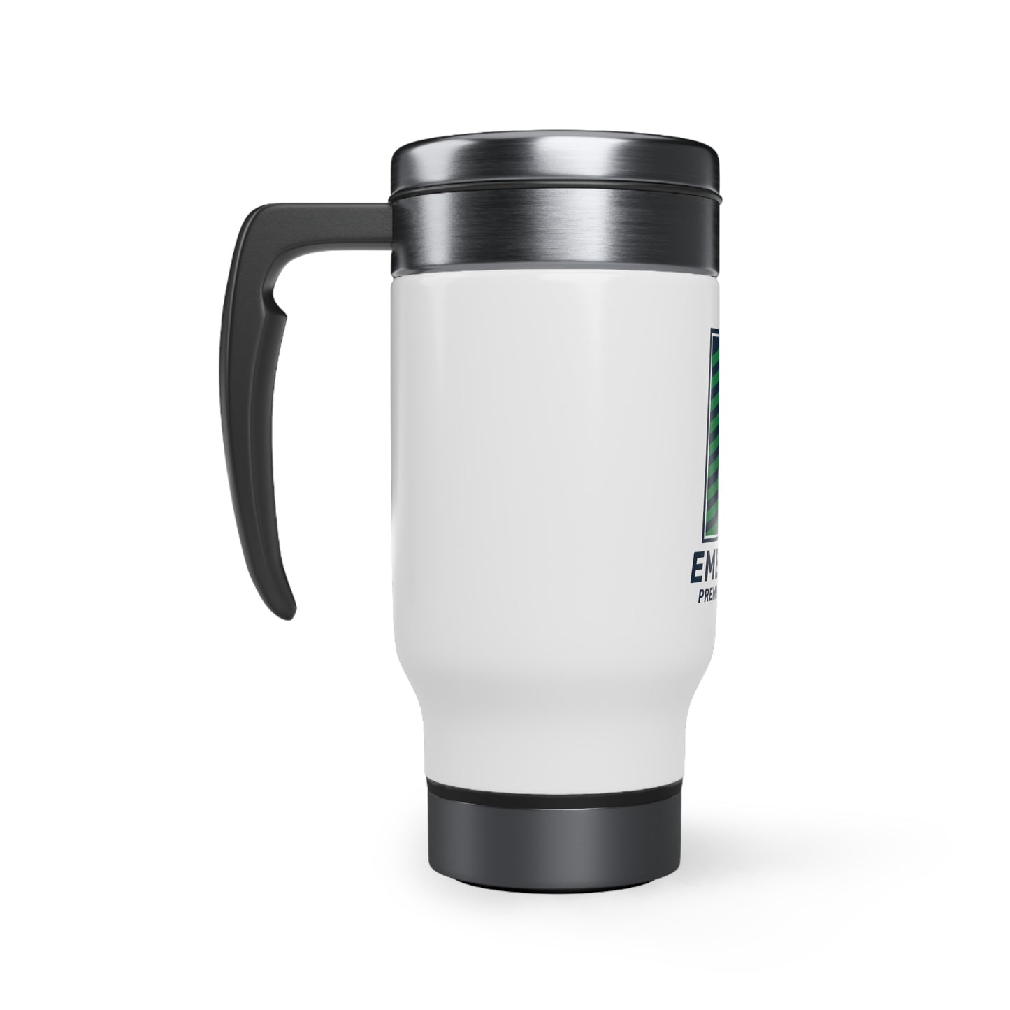 Stainless Steel Travel Mug with Handle, 14oz (Employee)